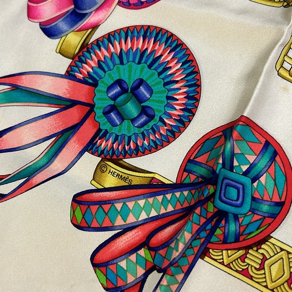Hermes “Les Rubans Du Cheval” Silk Scarf - Picture 5 of 8